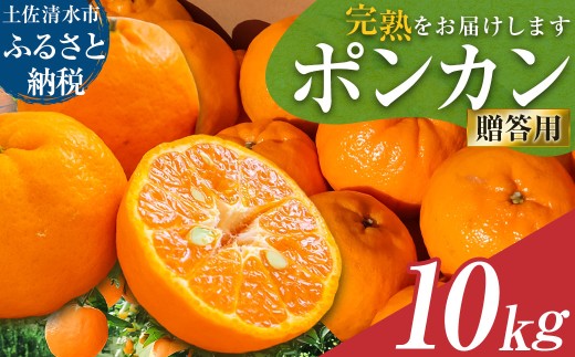 [令和8年発送]オレンジ園のぽんかん10kg 10キロ デコポンの親 みかん ミカン 果物 果実 柑橘 フルーツ ポンカン おやつ デザート 甘い 美味しい ギフト 贈答 名物 国産[R01084]