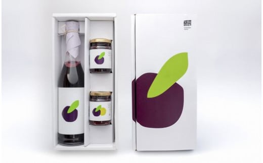 アロニアギフトセット ( アロニアベリージャム 110g / アロニア&梅ジャム 110g / ぎゅっとしぼったアロニアベリー 500ml) | アロニアベリー ギフト セット 新潟県 五泉市 株式会社サンファーム泉