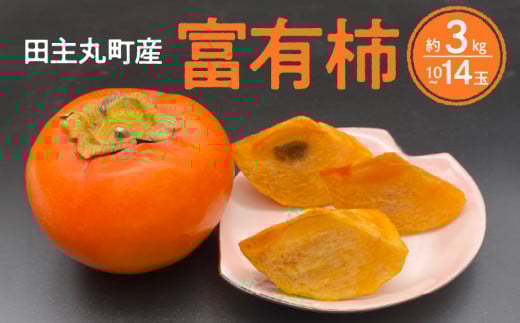 柿の王様 池尻農園 田主丸町の富有柿(冷蔵) 10玉~14玉 約3kg_柿 甘柿 富有柿 10玉 ~ 14玉 約 3kg 柿の王様 人気 高い 国産 フルーツ 果物 高品質 天皇への献上品 秋の味覚 名産地 冷蔵 スイーツ サラダ 旬 池尻農園 福岡県 久留米市 田主丸 お取り寄せ お取り寄せフルーツ 食品 食べ物 送料無料_Fk107