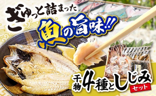 干物 ぎゅっと詰まった魚の旨味！干魚詰め合わせ【Bセット】干物4種としじみ 島根県松江市/株式会社K’s食品 [ALAQ002]｜のどぐろ ノドグロ あかむつ 鯵 アジ いわし イワシ 鰯 ハタハタ はたはた 干物 干もの しじみ シジミ 人気 おすすめ ひもの セット 詰合せ 詰め合わせ つめあわせ 魚 魚介 魚介類 海鮮 水産加工品 おかず 惣菜 おつまみ 肴 ギフト 贈り物 贈答 お祝い