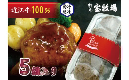 ◆【5個入】近江牛ハンバーグ