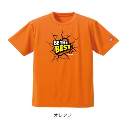 JTTA公認　卓球ユニフォーム【男女兼用(ドライ):150サイズ】ビーザベスト　オレンジ【1658914】