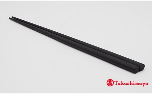 輪島漆器[輪島キリモト]蒔地四方箸(黒) [高島屋選定品]