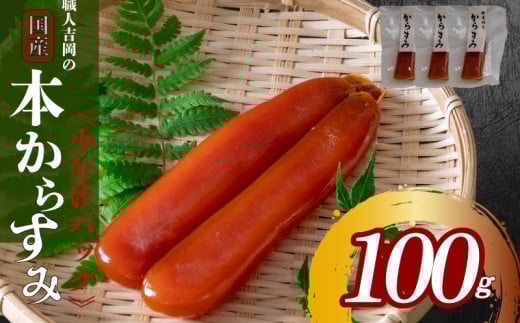 [数量限定]吉岡のカラスミ 100g 冷蔵 小分け ブロック品 からすみ 唐墨 高級 珍味 酒の肴 つまみ 魚卵 高知 日本酒 贈答 ギフト 贈り物 祝い 記念日 歳暮 中元 国産 土佐