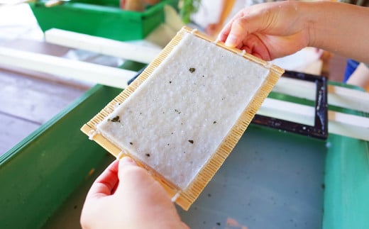 十勝の野菜を使ったハガキ作り体験 4名様【D39】 ワークショップ 紙すき