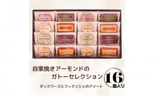 自家挽きアーモンドのガトーセレクション（16個）