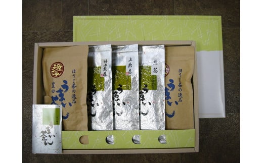 三河の銘茶　うまい茶(ぢゃ)ん詰め合わせ（5袋・380g入り）