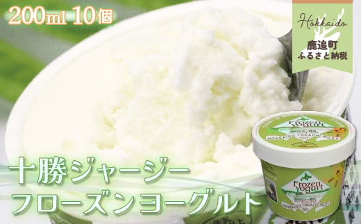 十勝ジャージー フローズンヨーグルト　10個セット 【 ふるさと納税 人気 おすすめ ランキング ジャージー ヨーグルト フローズン フローズンヨーグルト 十勝ジャージー 北海道 鹿追町 送料無料 】 SKM003