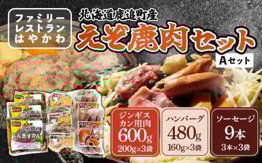 えぞ鹿肉セットA 【 ふるさと納税 人気 おすすめ ランキング エゾシカ肉 えぞ鹿肉 蝦夷鹿肉 蝦夷シカ肉 えぞ鹿ジンギスカン えぞ鹿ソーセージ えぞ鹿ハンバーグ 北海道 鹿追町 送料無料 】 SKF007