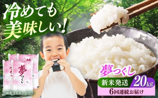 【全6回定期便】【令和7年度産 新米！】 福岡県産米 夢つくし 20kg(5kgx4袋) 精米《築上町》【有限会社ファインリョーコク】 [ABCO029] 白米 米 お米 精米 新米 ゆめつくし ご飯 ごはん おこめ 弁当 お弁当 384000 384000円