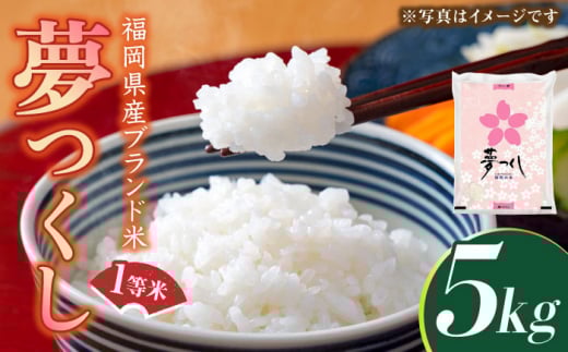 [先行予約][令和7年産]福岡県産ブランド米「夢つくし」白米 5kg [2025年8月以降順次発送][築上町][株式会社ゼロプラス] [ABDD007] お米 白ご飯 夢つくし ブランド米 おにぎり 一等米 白米 食品 九州 福岡県 20000円