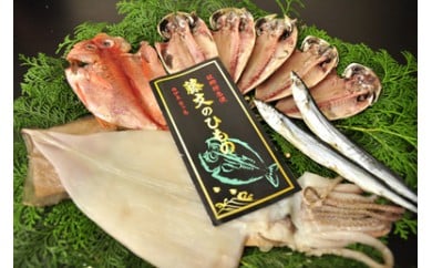 藤文の「西風ひものセット」 さんま サンマ 秋刀魚 さんまはりこ 鯵 あじ いか 金目鯛 干物 一夜干し 西伊豆 伊豆 ギフト お歳暮 お中元