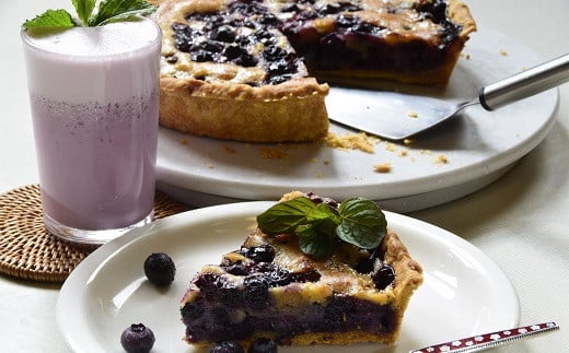 どこか農場のブルーベリーのタルト・ビーガン仕様