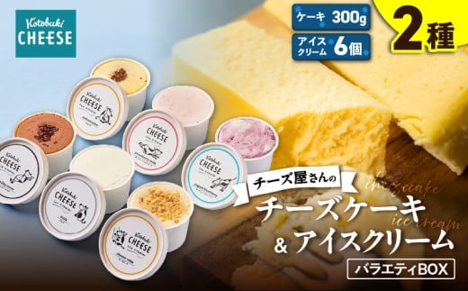 2105 チーズケーキ/アイスクリーム6種 バラエティBOX KN087-005