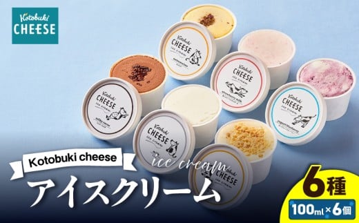 2556 Kotobuki cheese アイスクリームセット 6種 KN087-007