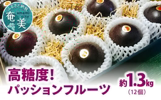 【2026年先行予約】《厳選大玉》高糖度!パッションフルーツ約1.3kg(12個) A059-004