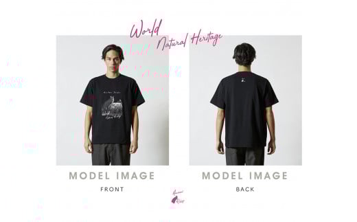 世界自然遺産 PHOTO T-SHIRT アマミノクロウサギ(size L) A107-004-02