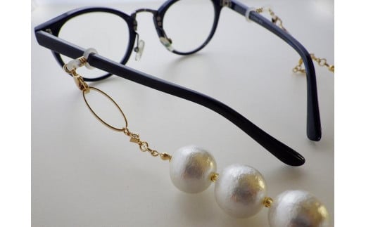 選べるコットンパール!2WAYメガネフォルダー【小物 ファッション 人気 おすすめ 】