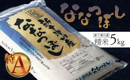 【令和7年度産】ななつぼし 精米 5kg | オンライン 申請 ふるさと納税 北海道 新十津川 北海道産 米 ブランド ブランド米 お米 北海道米 道産米 道産 ご飯 美味しい ギフト  贈り物 プレゼント お取り寄せ 新十津川町 日本穀物検定協会 食味ランキング 特A【1100305】
