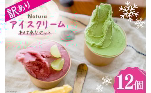 アイス 訳あり 12個 セット 詰め合わせ [ナチューラ 徳島県 北島町 29am0010] アイスクリーム スイーツ ジェラート シャーベット