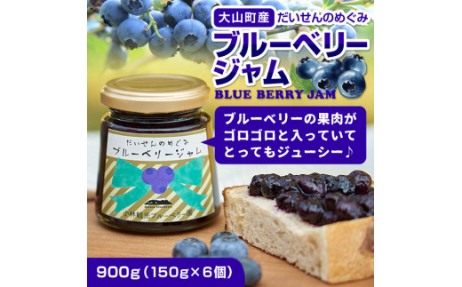 MS-79 大山町産ブルーベリージャム(6個)