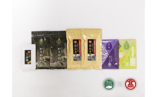 AU2＜井上青輝園＞銘茶詰合せ（大山ブランド会）