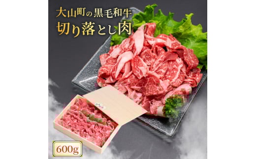 HA-01　肉質日本一の和牛「大山黒牛」切り落とし600g