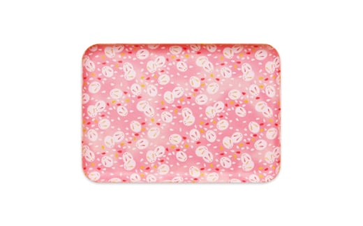 タツクラフト 友禅和紙トレー M 33cm 2枚セット 桜 雪うさぎ 【Tk303】【ttcf112】