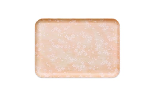 タツクラフト 友禅和紙トレー M 33cm 2枚セット 桜 流水紋 【Tk304】【ttcf113】