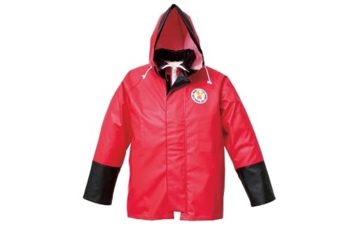 ハイパーマリンエクセル プロ ジャケット レッド 1217041 【サイズ:L】 / 防水加工 作業服 作業着 フード【logo002】