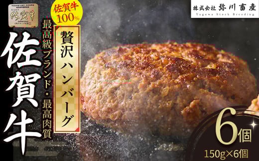 OD3 佐賀牛100%の贅沢ハンバーグ 150g×6個 手造り 佐賀牛100% 国産牛 和牛 ブランド牛 牛肉 肉 高級 人気 おすすめ 佐賀県 太良町