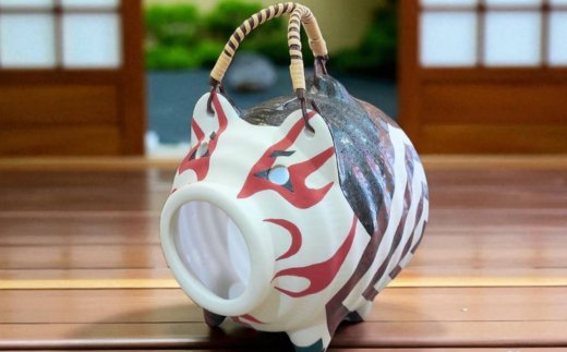 蚊取り豚 歌舞伎 隈取り柄 浮世絵