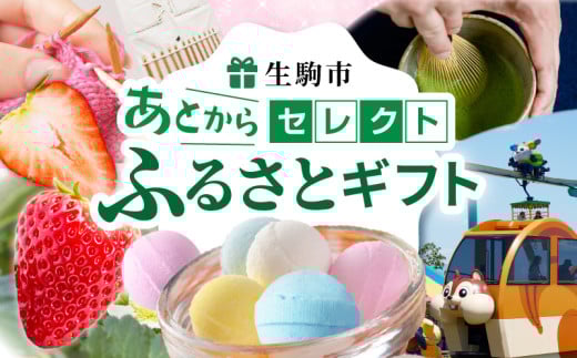 あとからセレクト【ふるさとギフト】4万円 ギフト券 ギフト 券 クーポン ラムネ 編針 お酒 スイーツ 茶筅 お茶 はちみつ アクセサリー 焼菓子 いちご タルト カレー 遊園地 工具箱 食事券 パン サイン だし 生駒市 送料無料