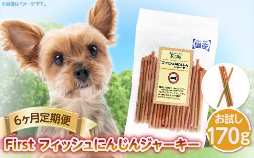 First フィッシュ にんじんジャーキー1袋 6ヶ月定期便