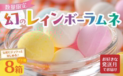 幻の「レインボーラムネ」プチ箱8箱 【令和8年2月発送】