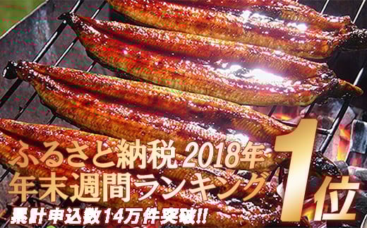 〈鰻大好き定期便〉うなぎ蒲焼き≪大≫(160g x 3本)12カ月セット Resu-06 冷凍  蒲焼 有頭 鰻 ウナギ 蒲焼き タレ付き 山椒付き 肉厚 土用の丑の日 本格うなぎ