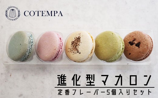 EE001【COTEMPA】進化型マカロン 5個詰合わせ