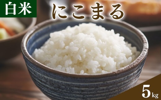 白米 5kg にこまる お米 栽培期間中農薬不使用 安心 安全 こだわり栽培 ビタミン ミネラル 食物繊維 豊富 おにぎり お弁当 ブランド米 徳島県 阿波市 米笑
