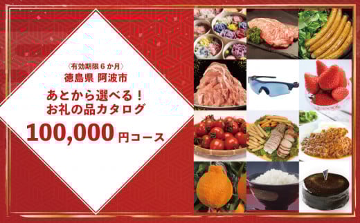 ゆっくりえらべる カタログ 10万円 コース あとから選べる 鮮魚 肉 米 酒 定期便 スイーツ フルーツ 選べる ギフト セレクト 【 徳島県 阿波市 】