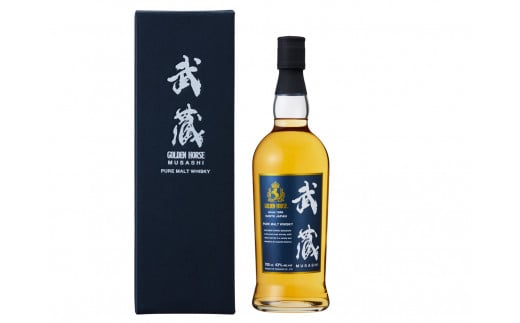 ウイスキー ゴールデンホース武蔵 700ml ピュアモルトウィスキー モルト ブレンド 酒 洋酒 お酒 ウィスキー アルコール 水割り ロック 贈答 ギフト プレゼント 贈り物 御中元 父の日 敬老 お取り寄せ 御歳暮 東亜酒造 埼玉県 羽生市
