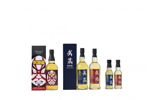ウイスキー 飲み比べ セット ゴールデンホース武蔵 ゴールデンホース武州 歌舞伎 洋酒 アルコール お酒 酒 ウィスキー 東亜酒造 酒造 贈答 ギフト 贈り物 中元 父の日 敬老 お取り寄せ