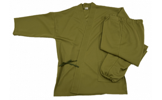 MINO作務衣【Sサイズ、オリーブ】