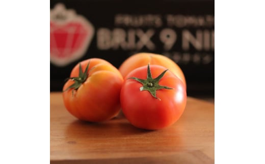 ＜令和8年3月発送開始＞糖度9度以上!赤い宝石のようなフルーツトマト　ブリックスナイントマト1ケース【1210032】