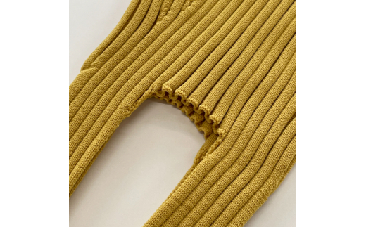 DELTAΔ ニットリブバッグ＜無縫製ニット＞マスタード【1217817】