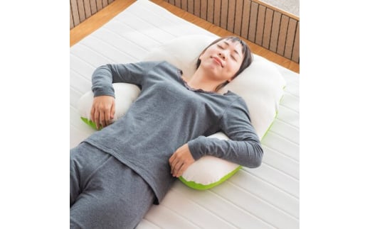 抱かれ枕　アーチピローFUN(レギュラー/グリーン)【1424945】