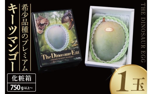 【2026年8月より順次発送】【THE Dinosaur Egg】プレミアムキーツマンゴー 1玉(約750g以上)｜マンゴー キーツマンゴー フルーツ 果物 くだもの 先行予約 贈り物 プレゼント お土産 ギフト 沖縄 おきなわ 沖縄県 豊見城市(BV013)