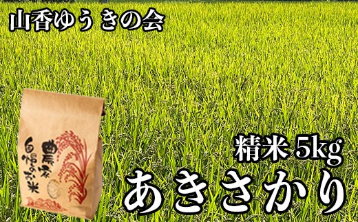[ 令和7年産 新米 ]山香ゆうきの会の米 5kg(精米:あきさかり) 新米 5kg 米 [002-001]