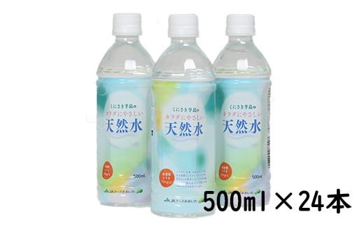 くにさき半島のカラダにやさしい天然水 500ml×24本<131-007_5>