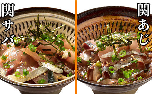 豊後絆屋 りゅうきゅう(関あじ関さばセット) 大分郷土料理 ふるさと納税 魚 冷凍 加工品 惣菜 おすすめ おいしい 刺身 詰め合わせ おせち セット 産地直送 国産 大分県 海鮮 漬け 真空パック 小分け 惣菜 人気 海鮮丼 漬け丼 関アジ 関あじ 関サバ 関さば <101-018_6>