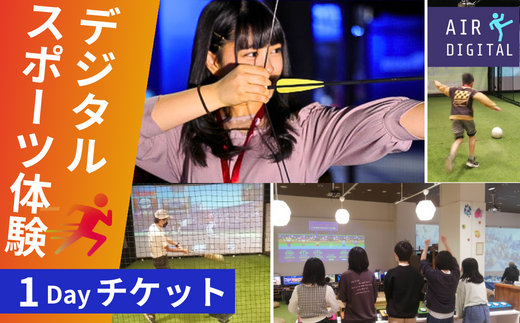 デジタル スポーツ体験 チケット フィールド全体 終日 利用券 (スポーツ60＆スマート アリオ鷲宮)【スポーツ 体験 チケット 子ども あそび 遊ぶ デジタル 先進的 頭使う 身体動かす ダイエット ストレス 発散 久喜市 埼玉県 】